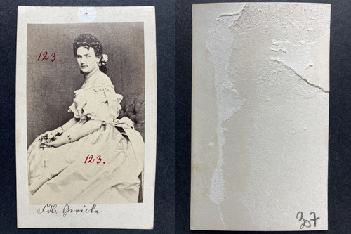 Fraulein graziella vintage cdv - graziella,