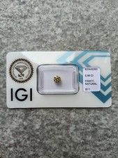 -60% Diamante Naturale Fancy Light Yellow - brillante - ct. 0,46 SI1 - IGI