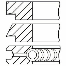 FASCE ELASTICHE PER PISTONI FIAT TJET 08-438300-00 SP9945 DIAMETRO 72 1,2-1,2-2
