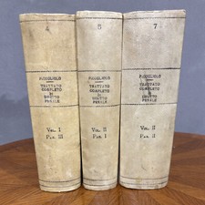 Libri Antichi Trattato completo di Diritto Penale - Pietro Cogliolo - epoca 1889