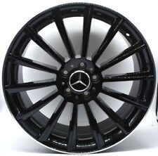 4 cerchi lega mercedes a b gla glb glc cla r19 nero bordo diamantato lt004892