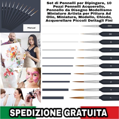 Set pennelli x - di,