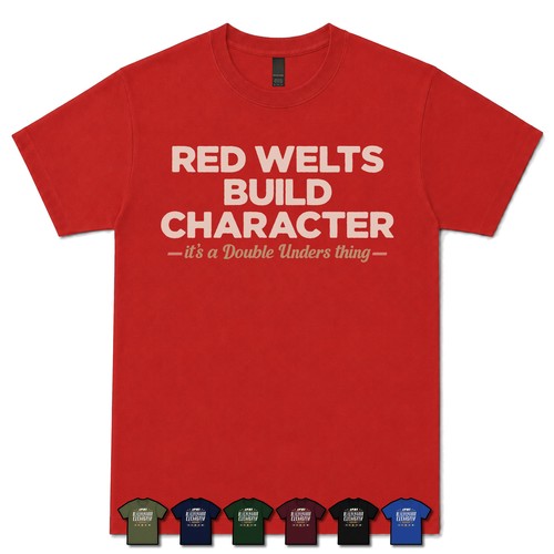 Maglietta red welts - red, build