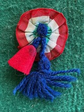 Spilla Con Coccarda Tricolore E Cappello Berretto Fez Da Bersagliere Propaganda