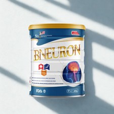 Bneuron Latte in Polvere per Sleep Assist & Stress Sollievo Sapore Originale - 650g