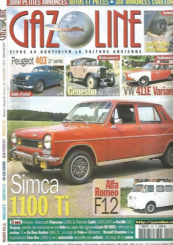 Gazoline 149 simca - gazoline,