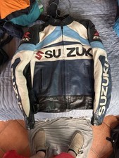 Giacchetto Pelle Moto Suzuki x Rgt Gamma Gsxr Taglia XS