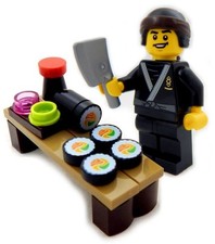 NEW LEGO SUSHI CHEF Minifig