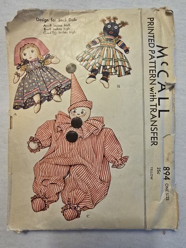 Mccall 894 vintage modello - 894,