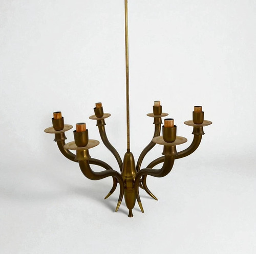 Lampadario vintage ottone - vintage, in