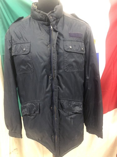 Giacca vento blu - a, polizia