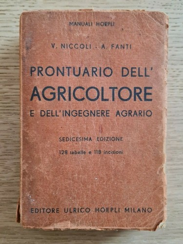 Manuale hoepli prontuario - hoepli,