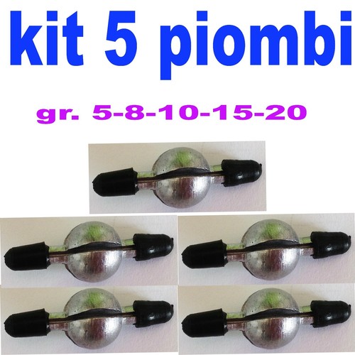 Piombi intercambiabili pesca - 5,