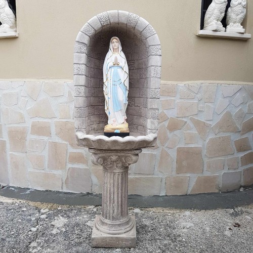 Cupola grotta cappella - cupola, statua