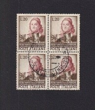 Repubblica italiana 1951 - Pietro Vannucci detto Il Perugino - Quartina usata