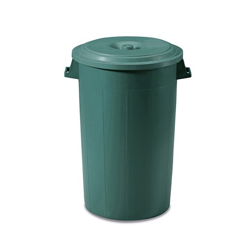 Bidone portarifiuti verde con - verde,