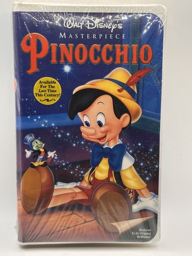Sealed vhs pinocchio - sealed,