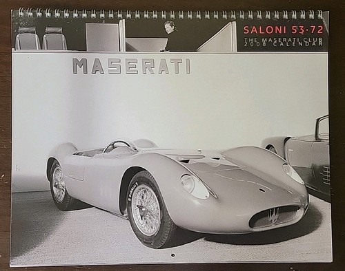Calendario maserati club 2008 - calendario,