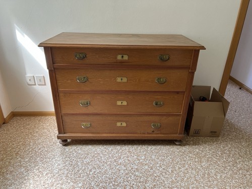 Comò antico legno massello - in,