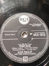ELVIS PRESLEY TEDDY BEAR 78RPM