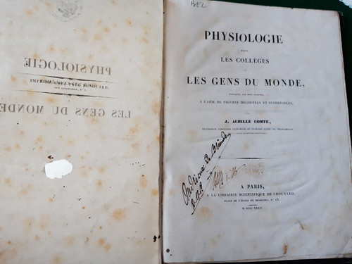 1834 comte physiologie - physiologie, de