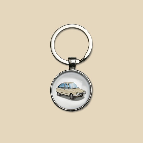 Porte clés citroën pallas - porte-clés, gs