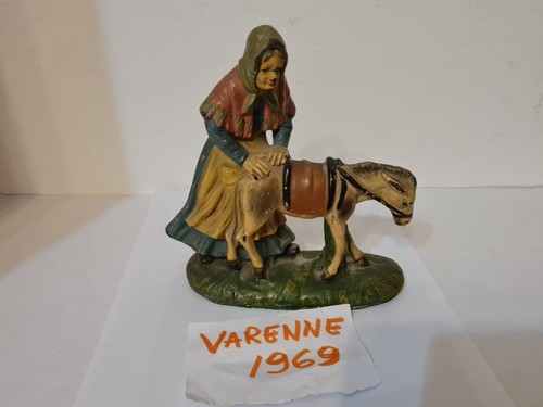 Presepe statuine contadina - presepe,