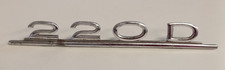 MERCEDES 220 D SCRITTA EMBLEMA