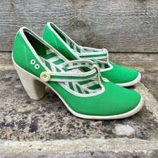 Lacoste T-Bar in tela verde