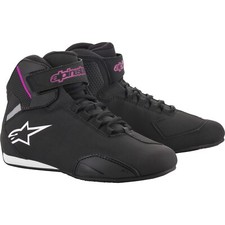 Scarpe Da Moto Donna 6 - Alpinestars Stella Sektor - Nero-Fucsia