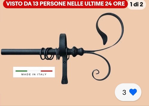 Bastone per tenda ferro - per,
