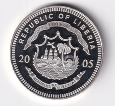 Liberia dollari proof 2005 - proof,