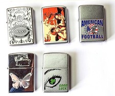 ZIPPO 5 ACCENDINI INUSATI (6053)