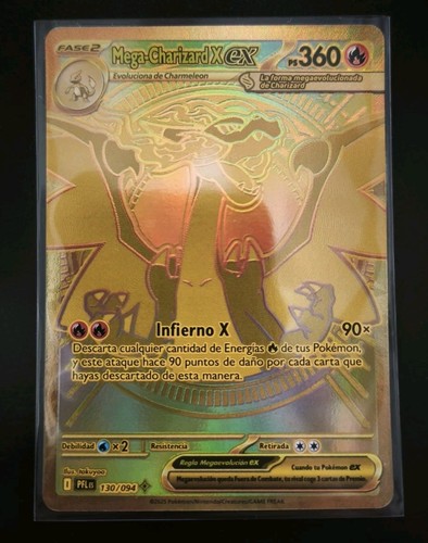 Mega charizard gold - mega-charizard, ex