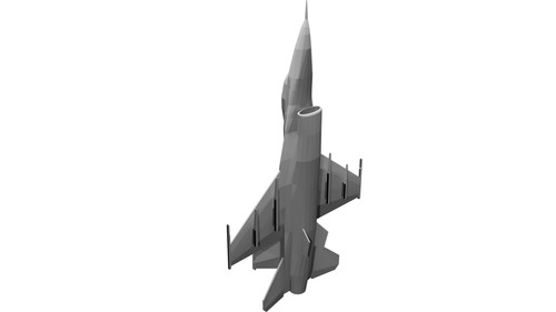 Modello miniatura caccia - f-16,