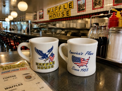 Nuova 2026 waffle house - waffle, tazza