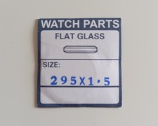 VETRO Minerale Piano Flat Glass Orologio Spessore mm 1,5 - Diametro mm 295 29,5