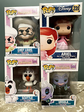Funko Pop! The Little Mermaid 220-566-567-568