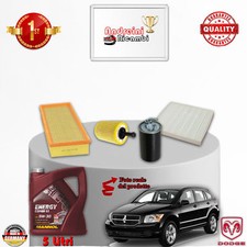 KIT TAGLIANDO FILTRI + OLIO DODGE CALIBER 2.0 CRD 103KW 140CV DAL 2010 ->