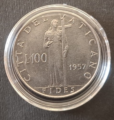 Moneta 100 lire 1957 - lire, città