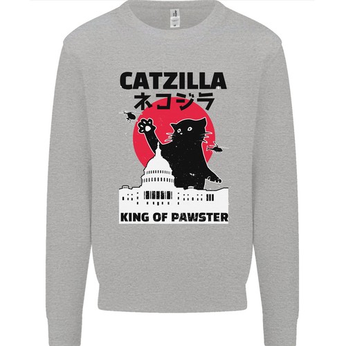 Catzilla divertente parodia - divertente, di