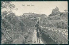 Napoli Capri Monte Tiberio Brunner 10788 cartolina MX1122