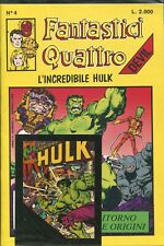 FANTASTICI QUATTRO N°4  STAR COMICS 1989 CON ADESIVO - MAX