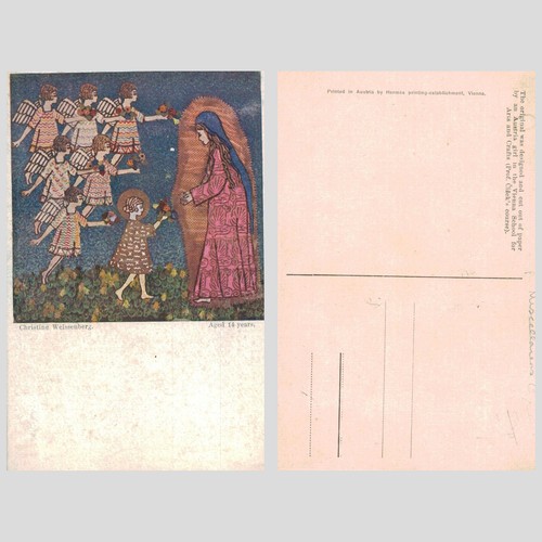 Vintage postcard vienna art - vintage,