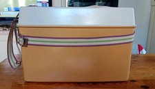 SET PIC-NIC GIO’STYLE BIANCO E BEIGE ANNI ‘70 in MAI USATO RARO Vintage