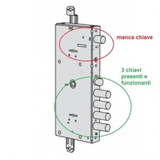 SERRATURA DOPPIA MAPPA CISA