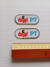 Casalini David PT 50 coppia adesivi originali anni 70 factory stickers