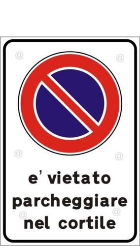 Cartello cartelli targa targhe - cartello,