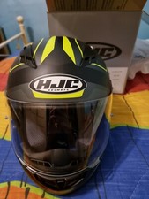 HJC  Casco Moto Integrale Taglia L - Nero/verde.