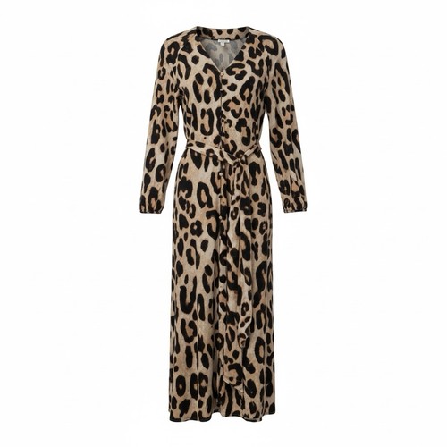 Abito midi leopardato - abito,
